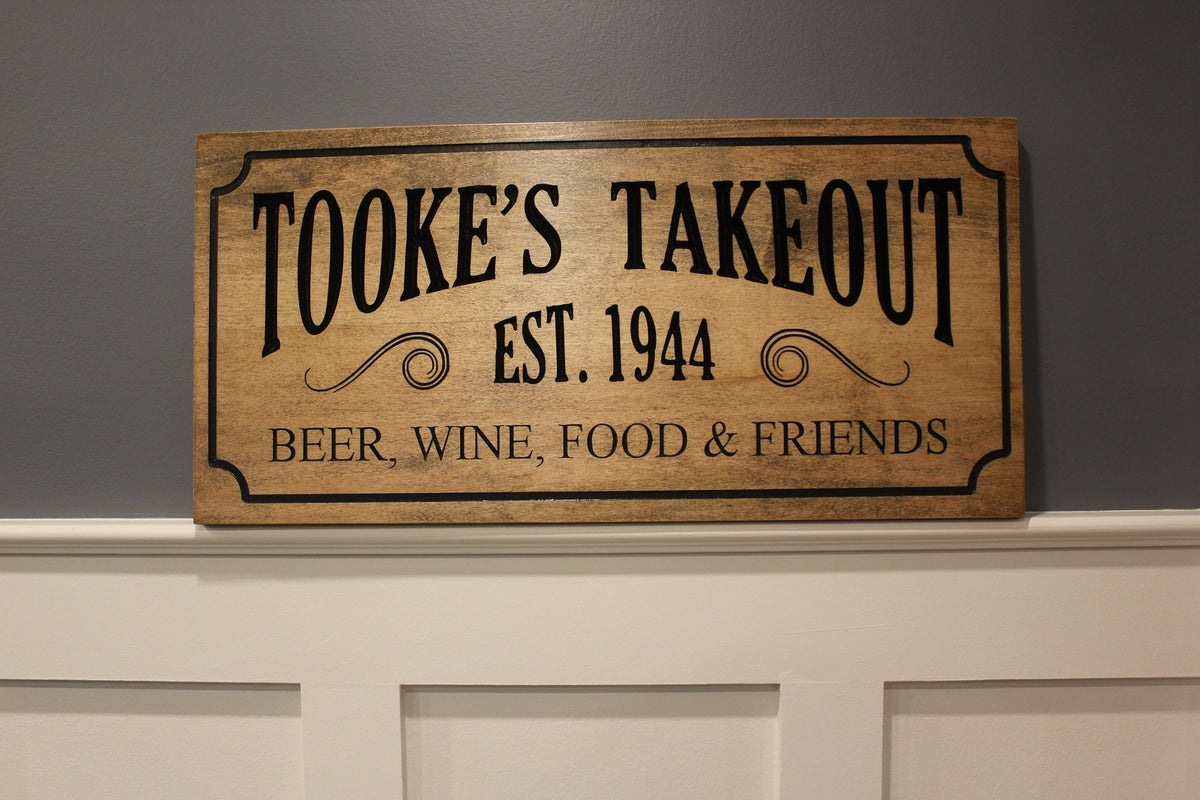 Customizable Pub Sign - Large – Woods and Goods